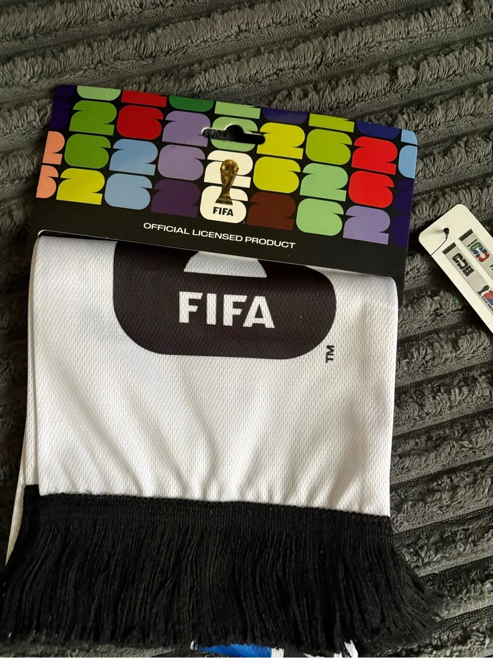 FIFA Men’s White and Black Supporter Scarf